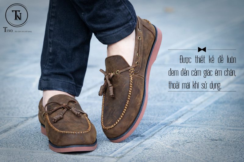 Giày lười da sáp Boat GL99 5 Giày lười da sáp Boat GL99 5
