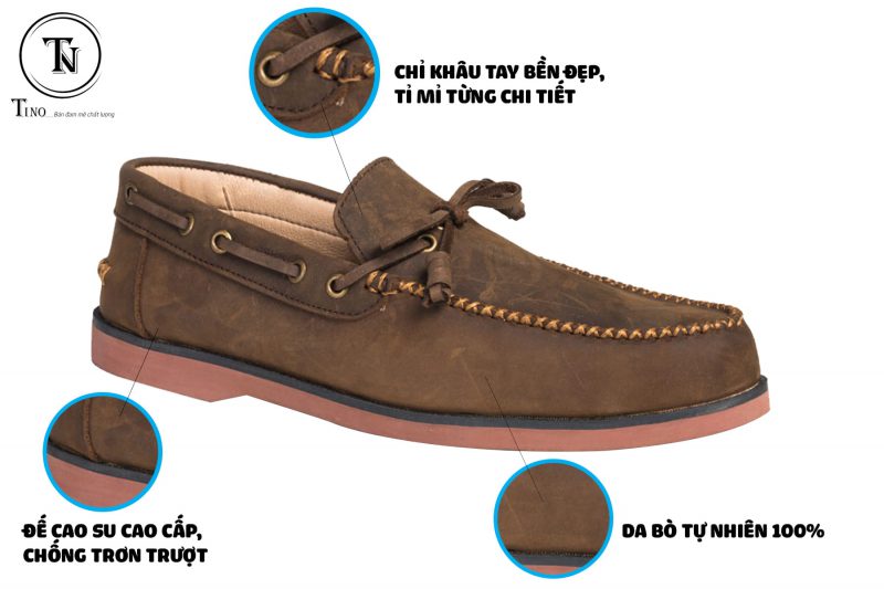 Giày lười da sáp Boat GL99 2 Giày lười da sáp Boat GL99 2