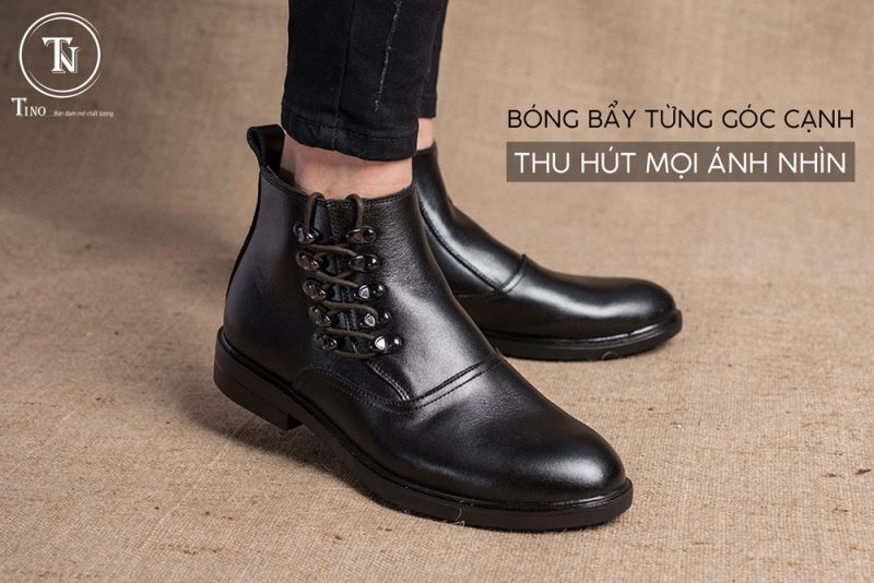 Boots nam cao cổ thời trang GC12 - Hoàng tử thành Rome 5