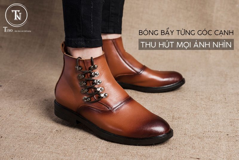 Boots nam cao cổ thời trang GC12 - Hoàng tử thành Rome 7