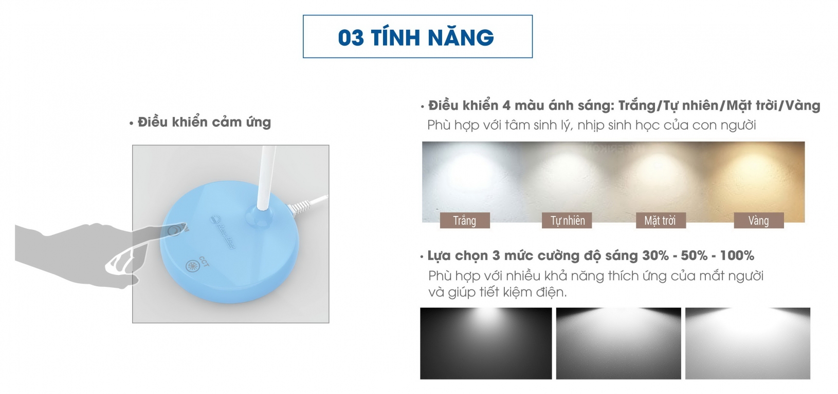 Đèn bàn bảo vệ thị lực RD-RL-38.PLUS 6W - Rạng đông Ảnh 5