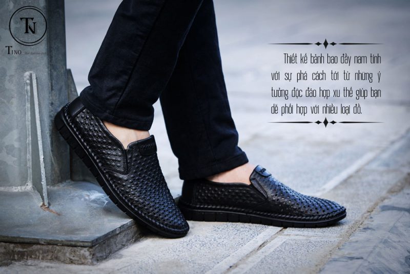 Giày lười đục lỗ dập nổi 3D chấm bi GL112 4 Giày lười đục lỗ dập nổi 3D chấm bi GL112 4