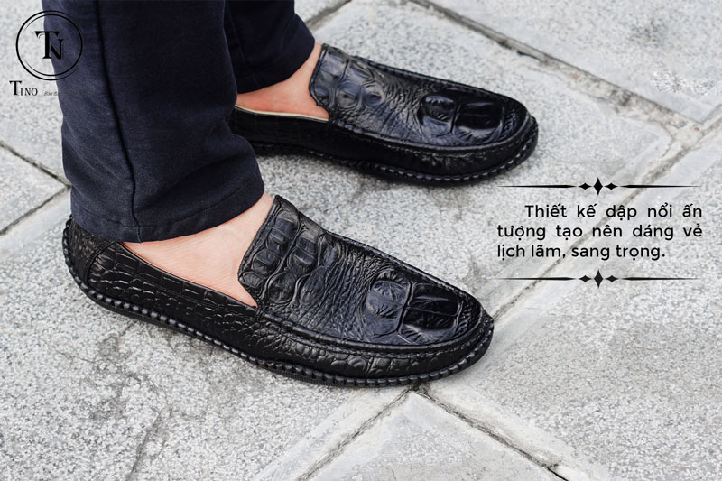 Giày lười nam da cá sấu GL61 phiên bản 2018 4 Giày lười nam da cá sấu GL61 phiên bản 2018 4