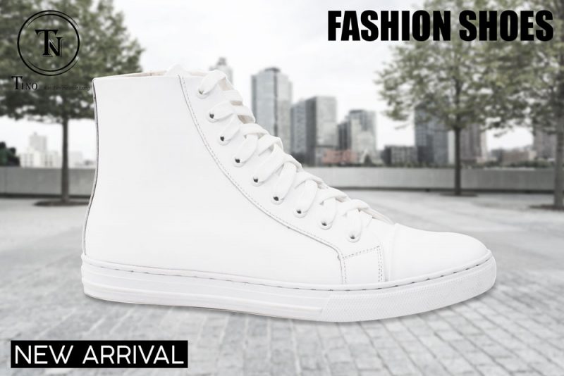 Giày sneaker all white tăng chiều cao GC05 trắng 1