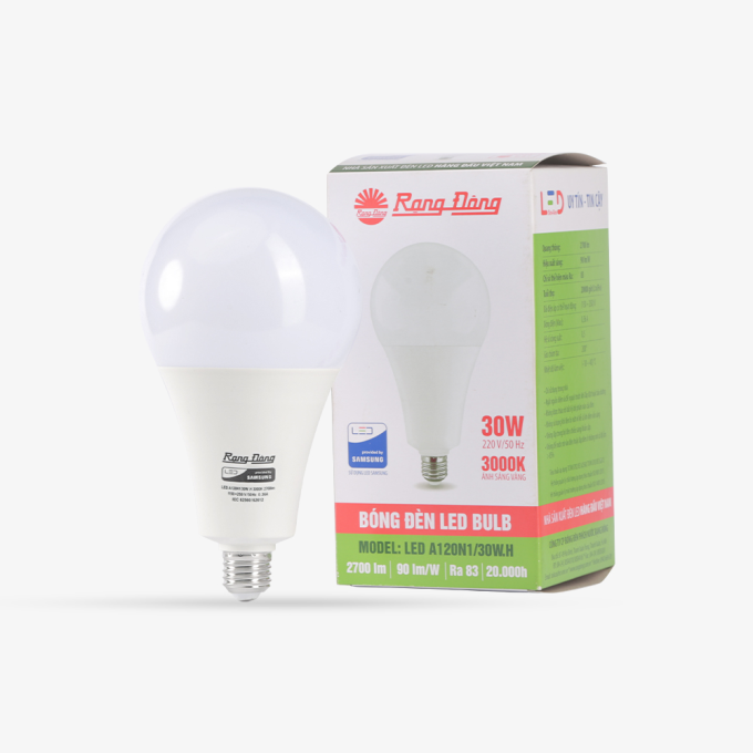 Ảnh Bóng đèn LED Búp 30W A120N1/30W Rạng Đông 1