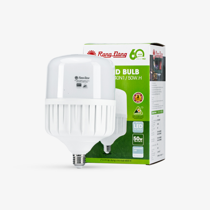 Ảnh Bóng đèn LED Búp 50W TR140N1/50W.H Rạng Đông 1