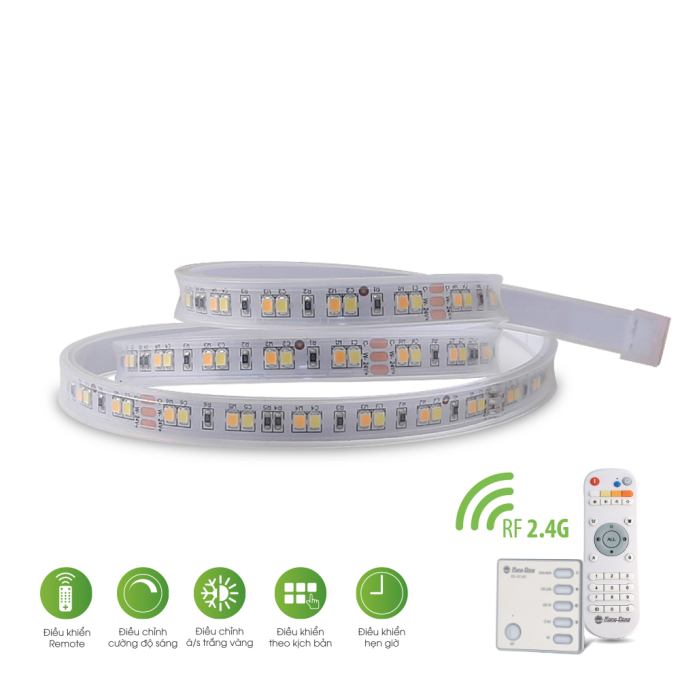 Ảnh Đèn LED dây hắt trần RD LD01 – điều khiển bằng Remote Rạng Đông 1