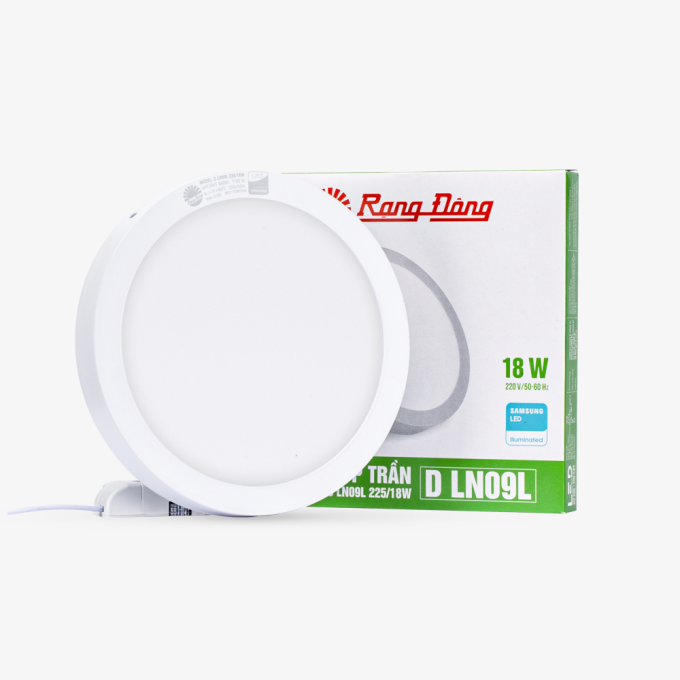 Ảnh Đèn LED ốp trần 18W LN09 225/18W Rạng Đông 1