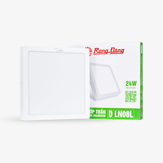 Ảnh Đèn LED ốp trần 24W LN08 30×30/24W Rạng Đông 1