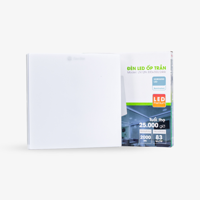 Ảnh Đèn LED ốp trần LN12N 300×300/24W Rạng Đông 1