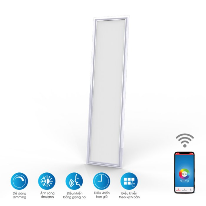 Ảnh Đèn LED Panel smart wifi 40w D P02 30×120/40 Rạng Đông 1