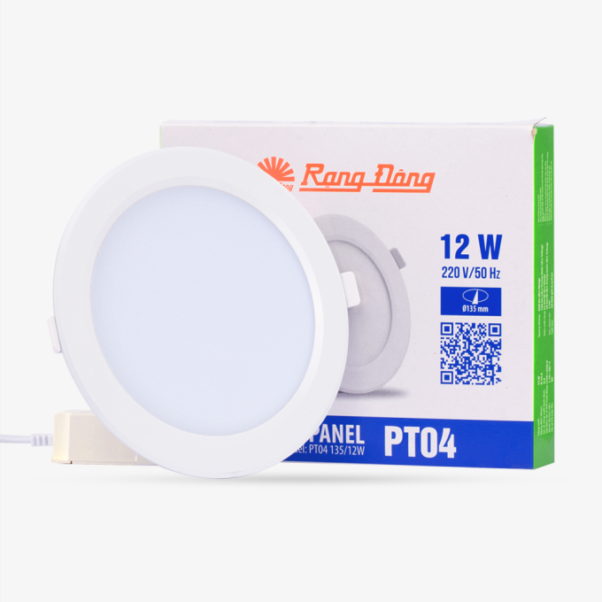 Ảnh Đèn LED Panel tròn PT04 135/12W Rạng Đông 1