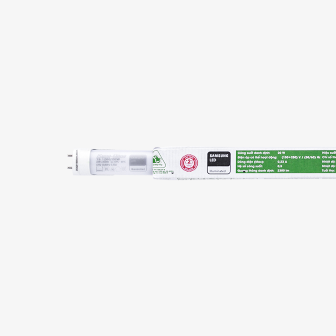 Ảnh Đèn Tuýp LED thân nhôm T8 20W Xoay Đầu Rạng Đông 1