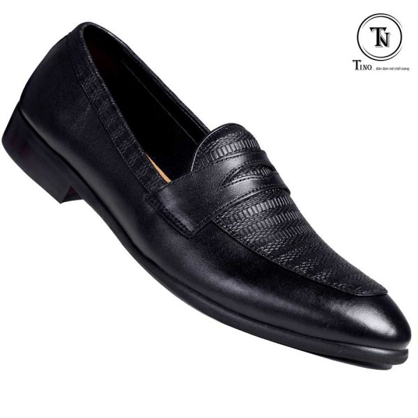 Ảnh Giày lười công sở da nam dập vân CS13 1