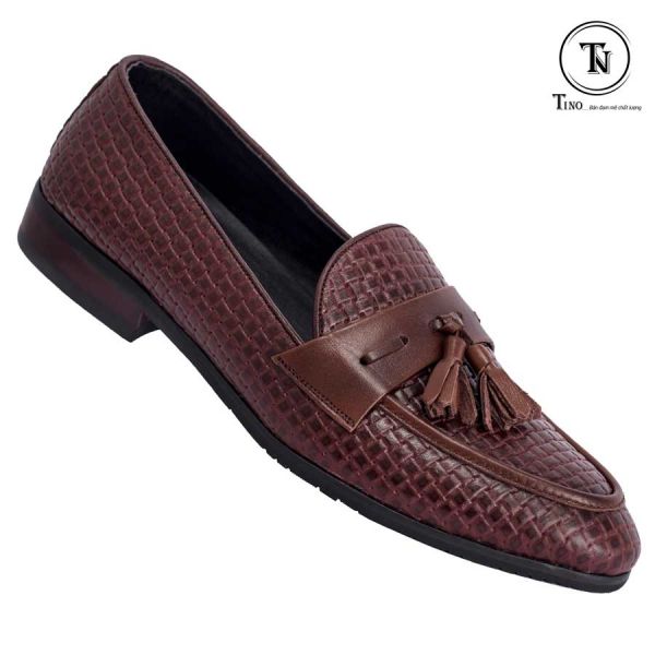 Ảnh Giày lười da nam công sở tasseled loafer CS21 1