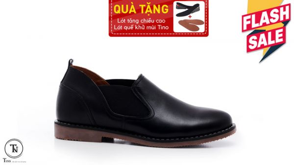 Ảnh Giày lười nam cổ lửng chelsea boot GL65 1