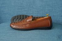 Giày lười da nam đục lỗ phá cách GL58 4