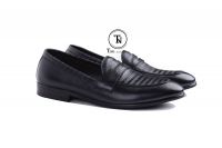 Giày lười công sở da nam dập vân CS13 3