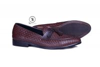 Giày lười da nam công sở tasseled loafer CS21 1