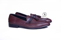 Giày lười da nam công sở tasseled loafer CS21 2