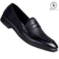 Giày lười công sở da nam dập vân CS13