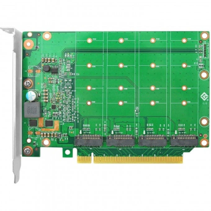 Ảnh Adapter chuyển 4 SSD M.2 PCIe sang PCIe 4.0 x16 (Cắm khe card đồ họa, có tản nhiệt) 1
