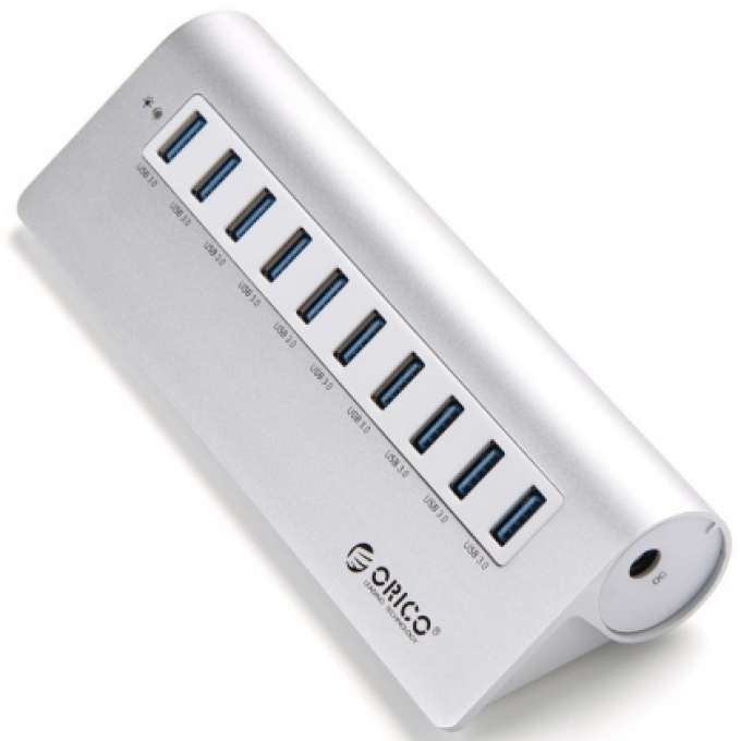 Ảnh Bộ chia 10 cổng USB 3.0 Orico M3H10 vỏ nhôm - Hub USB Orico Aluminum 1