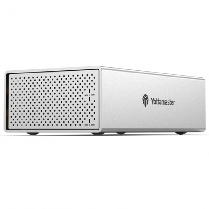 Ảnh Hộp đựng ổ cứng 2 Bay 3.5inch RAID Yottamaster PS200RC3-US-SV (Có hỗ trợ RAID - Dây Type C) 1
