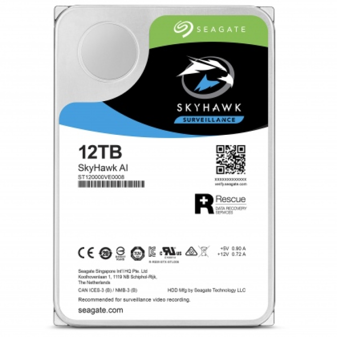 Ảnh Ổ cứng HDD Desktop 12TB Seagate Skyhawk (Chuyên Camera) 1