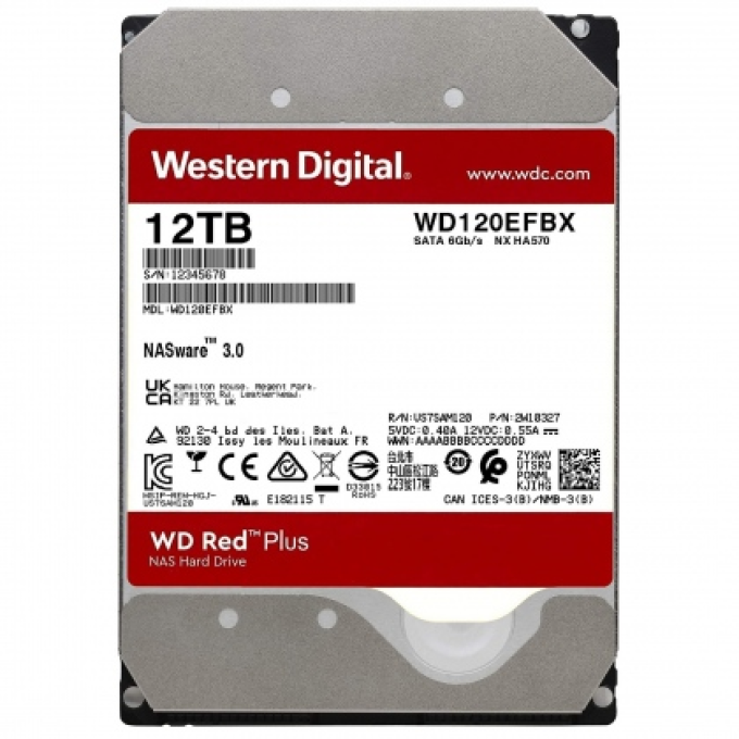 Ảnh Ổ cứng HDD Desktop 12TB WD Red Plus 1