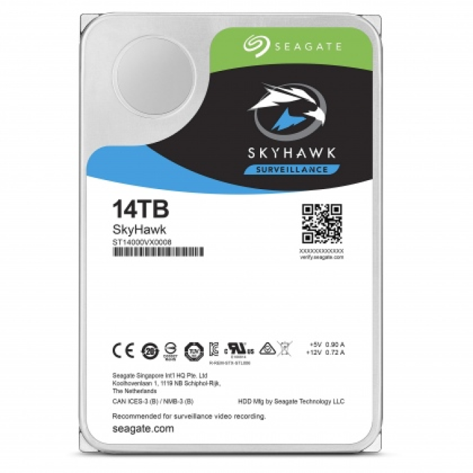 Ảnh Ổ cứng HDD Desktop 14TB Seagate Skyhawk (Chuyên Camera) 1