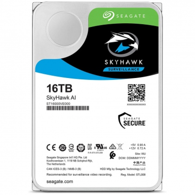 Ảnh Ổ cứng HDD Desktop 18TB Seagate Skyhawk AI 1