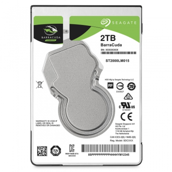 Ảnh Ổ cứng HDD Laptop 2TB Seagate Barracuda (128MB Cache - 5400rpm) 1