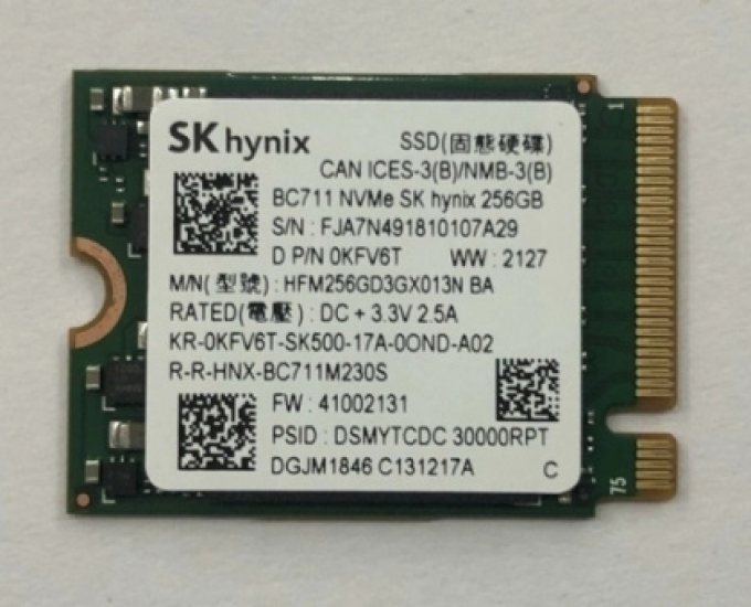 Ảnh Ổ cứng SSD M2-PCIe 256GB SK Hynix BC711 NVMe 2230 1