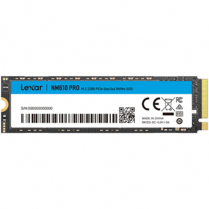 Ảnh Ổ cứng SSD M2-PCIe 500GB Lexar NM610 PRO NVMe 2280 1