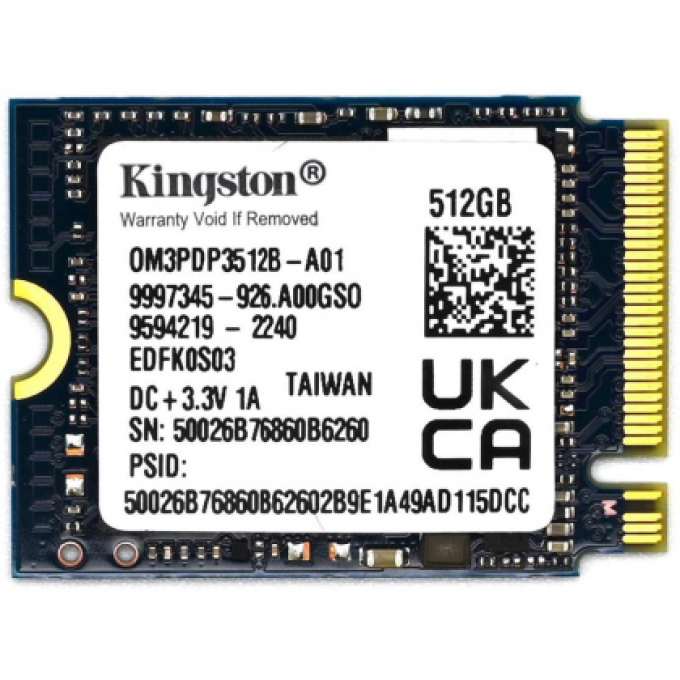 Ảnh Ổ cứng SSD M2-PCIe 512GB Kingston M3P NVMe 2230 1