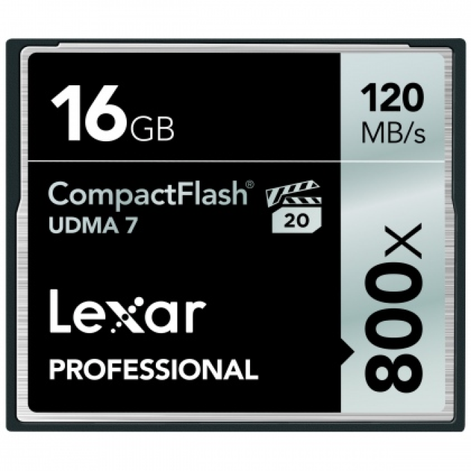 Ảnh Thẻ nhớ 16GB CompactFlash Lexar Professional 800X 120/60 MBs 1