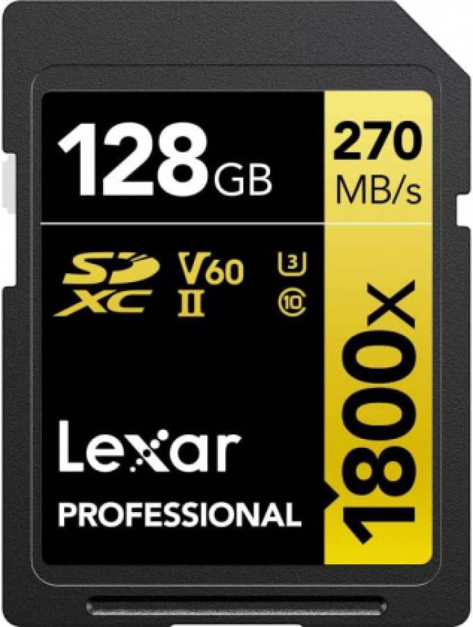 Ảnh Thẻ nhớ SD 128GB Lexar Professional 1800x UHS-II V60 1