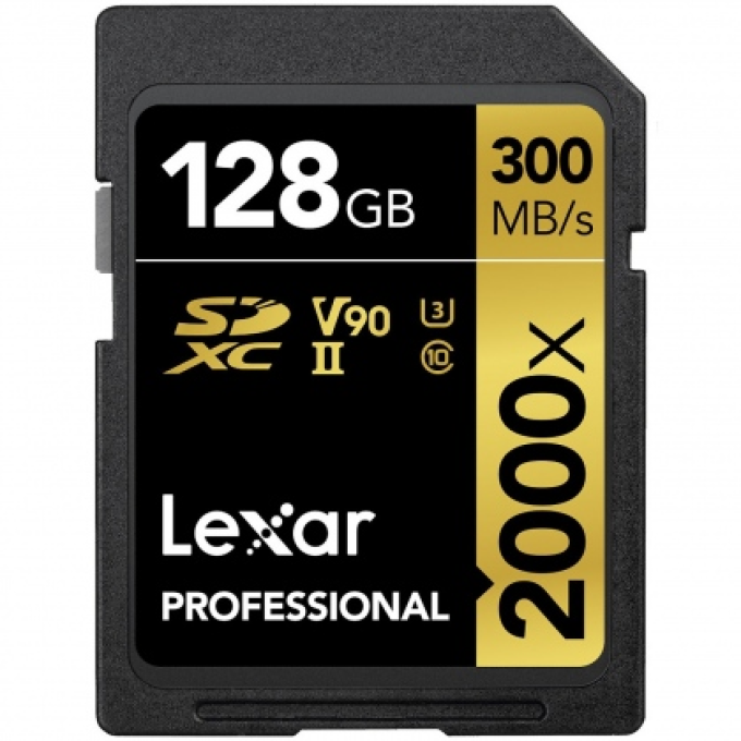 Ảnh Thẻ nhớ SD 128GB Lexar Professional 2000x UHS-II V90 300/260 MBs (Bản mới nhất) 1