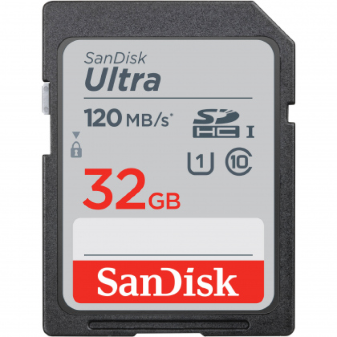 Ảnh Thẻ nhớ SD 32GB SanDisk Ultra GN6 120 MB/s (SDSDUN4-032G-GN6IN) 1