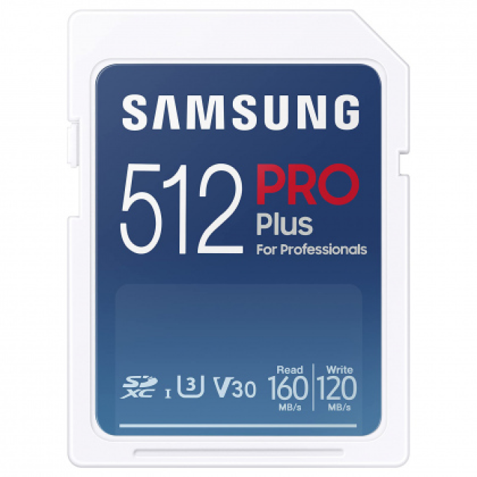 Ảnh Thẻ nhớ SD 512GB Samsung PRO Plus For Professionals MB-SD512K (Bản mới nhất) 1