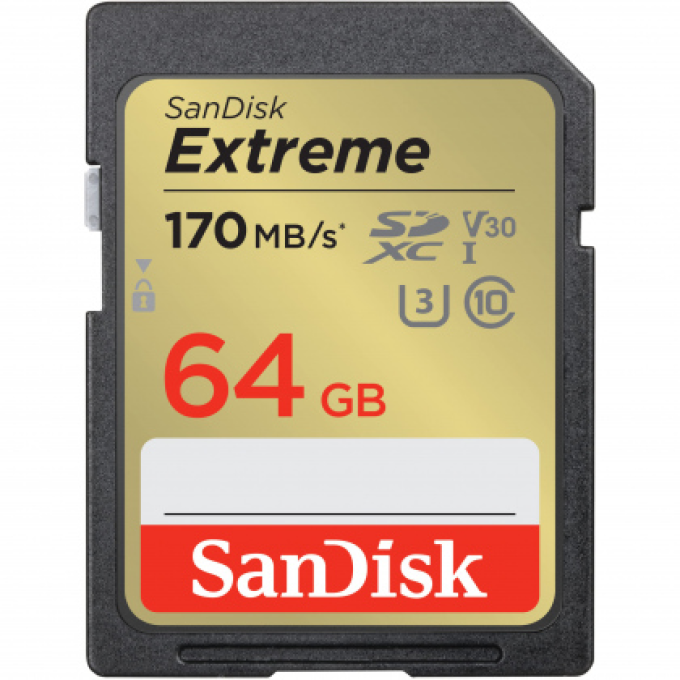 Ảnh Thẻ nhớ SD 64GB SanDisk Extreme (Bản mới nhất 2023) 1