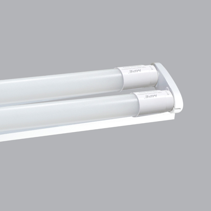 Ảnh Bộ Máng Đèn Batten Led Tube T8 NANO PC Bóng Đôi MPE 1m2 1