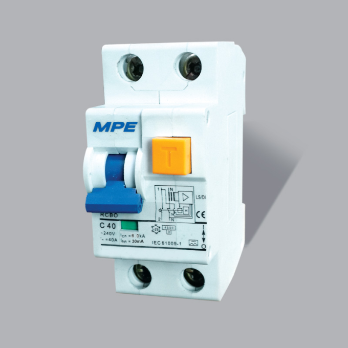 Ảnh Cầu dao bảo vệ dòng rò - quá tải RCBO-30/225 1