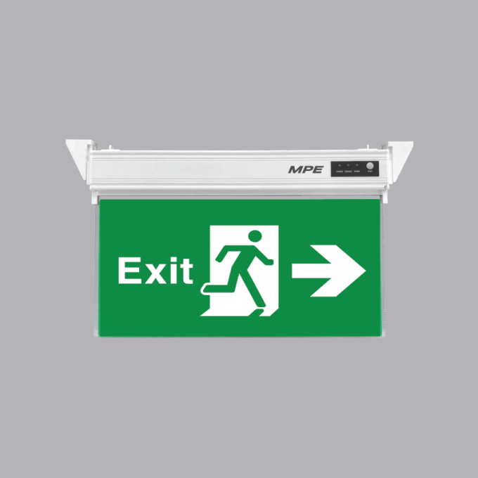 Ảnh Đèn báo Exit một mặt phải EXR 1