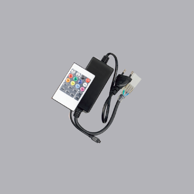 Ảnh Driver + Remote RF LED Dây AC-RGB 1