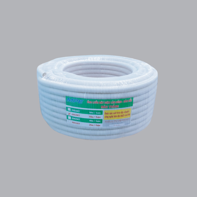 Ảnh Ống luồn đàn hồi màu trắng Ø20 A9020 CT 1