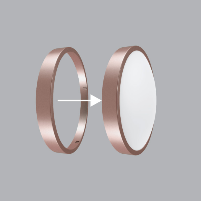 Ảnh Viền Đèn Led Ốp Trần BD35-R 1